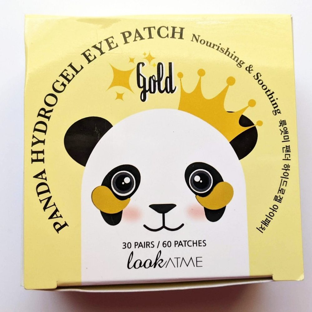 LOOKATME Panda HydroGel Eye Mask Eye Patch 30 Pairs 60 Patches Gold Korea